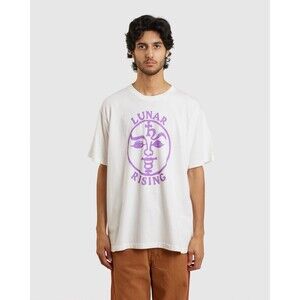 Good Morning Tapes Men’s Sz Small Lunar Rising T-shirt Streetwear Celestial